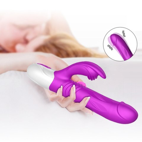 Boss Series Fox Wibrator-Silicone Vibrator USB 10 Function + Expander and Thrusting Function