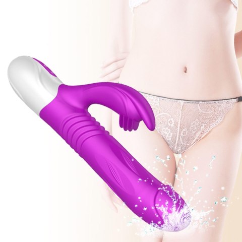 Boss Series Fox Wibrator-Silicone Vibrator USB 10 Function + Expander and Thrusting Function