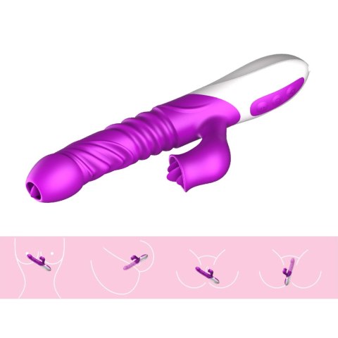 Boss Series Fox Wibrator-Silicone Vibrator USB 10 Function and Thrusting Function / Heating