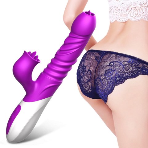 Wibrator Fox Wibrator-Silicone wibrator USB 10 Function and Thrusting Function / Heating