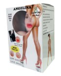 Lalka- ANGELINA 3D - Vibrating, dmuchana lala, śmieszny gadżet erotyczny, sex shop