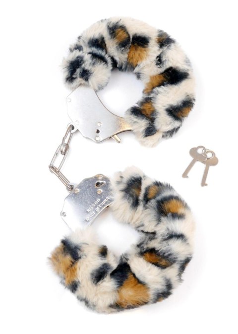 Fetish Boss Series Kajdanki Fetish Boss Series- Furry Cuffs Leopard