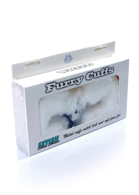 Fetish Boss Series Kajdanki Fetish Boss Series- Furry Cuffs White