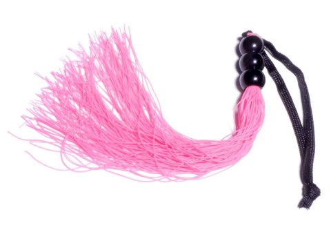 Fetish Boss Series Silicone Whip Pink 10"" - Fetish Boss Series