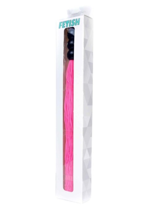 Fetish Boss Series Silicone Whip Pink 10"" - Fetish Boss Series