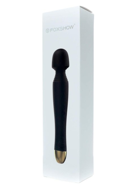 Boss Series Fox Stymulator-Silicone Massager Black USB 6 Vibration