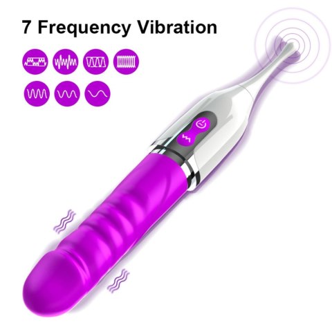 Boss Series Fox Stymulator- Stimulator clitoris, USB Magnetic charging, 7 Frequency Vibration