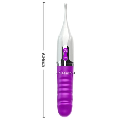 Boss Series Fox Stymulator- Stimulator clitoris, USB Magnetic charging, 7 Frequency Vibration