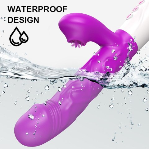 Boss Series Fox Wibrator- SiliconeTongue Vibrator, USB 10 Function