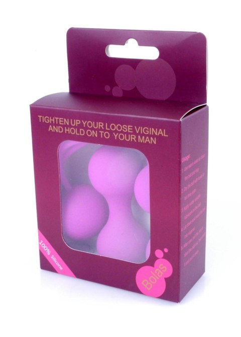 Boss Series HeavyFun Kulki-Silicone Kegal Balls Set - Purple