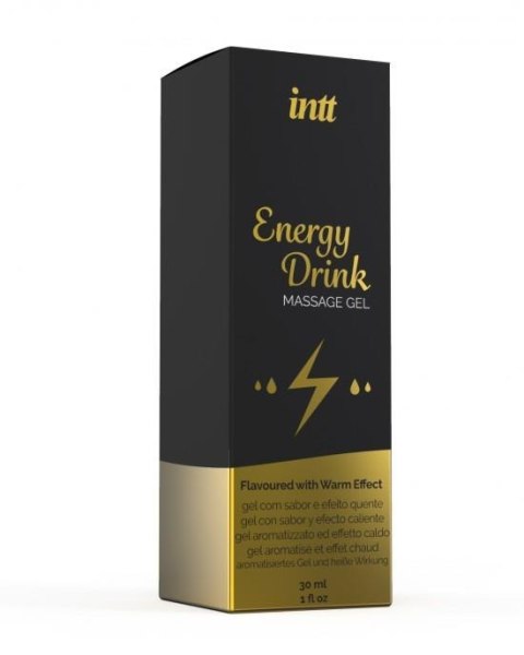 Intt Żel-MASSAGE GEL ENERGY DRINK 30 ml