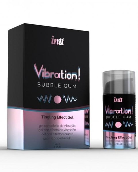 Intt Żel-VIBRATION BUBBLE GUM 15 ml