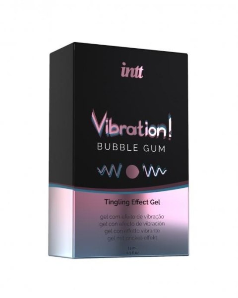 Intt Żel-VIBRATION BUBBLE GUM 15 ml