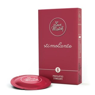 Love Match Prezerwatywy-Love Match Stimolante - 6 pcs pack