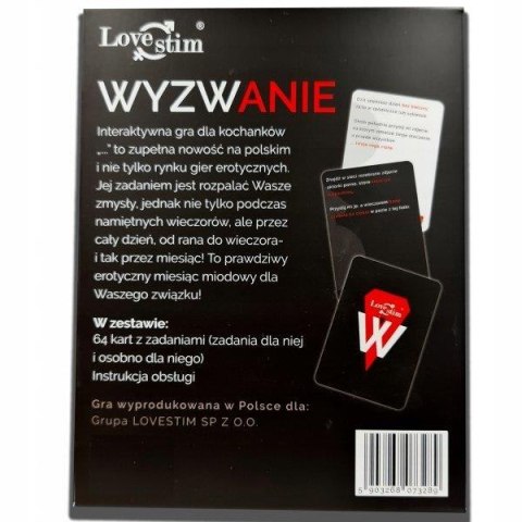 LoveStim Gra-LISTIM Gra Wyzwanie