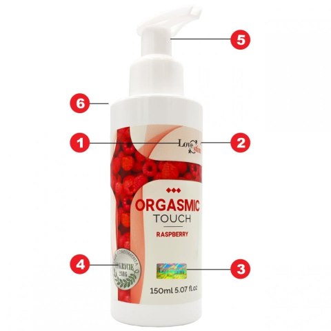 LoveStim Olejek- ORGASMIC TOUCH RASPBERRY 150 ml