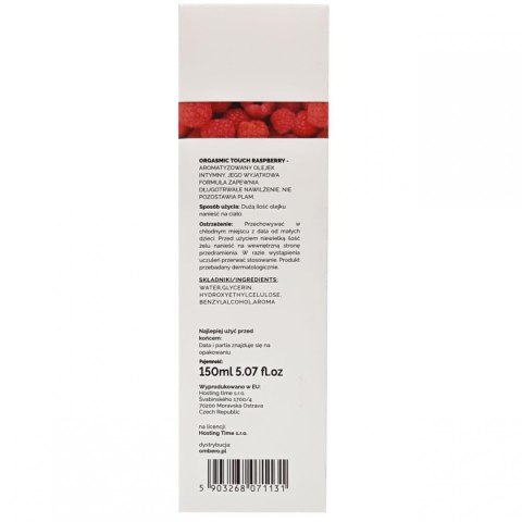 LoveStim Olejek- ORGASMIC TOUCH RASPBERRY 150 ml