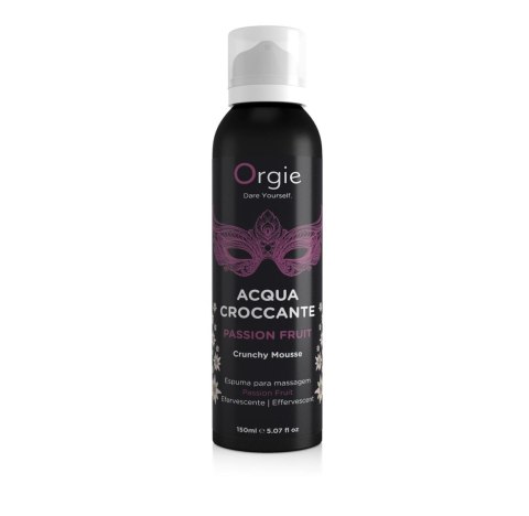 Orgie Acqua Croccante Crunchy Mousse Passion Fruit 150 ml