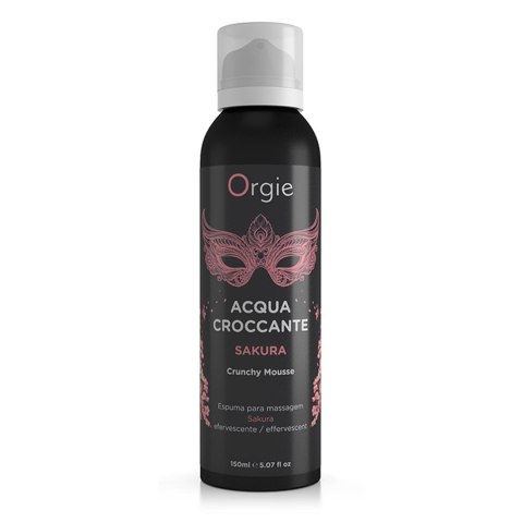 Orgie Acqua Croccante Crunchy Mousse Sakura Fruit 150 ml