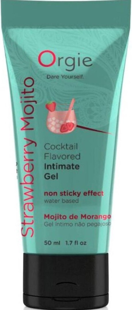 Orgie Lube Tube Cocktail Strawberry Mojito - 50ml