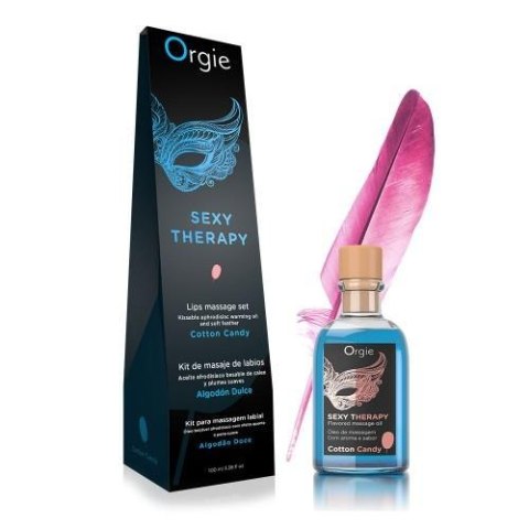 Orgie Żel-LIPS MASSAGE KIT COTTON CANDY - 100 ML