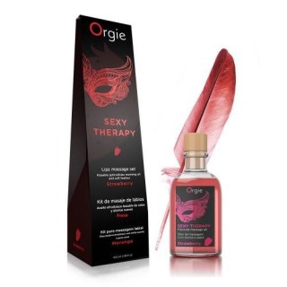 Orgie Żel-LIPS MASSAGE KIT STRAWBERRY - 100 ML