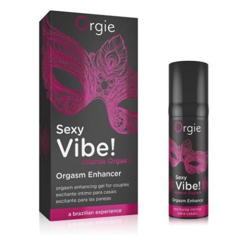 Orgie Żel-SEXY VIBE! INTENSE ORGASM - LIQUID VIBRATOR - 15 ML