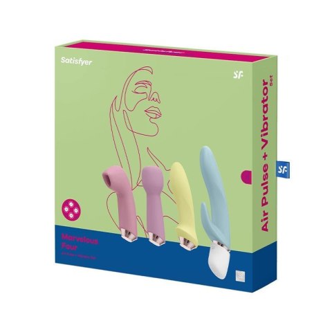 Satisfyer Marvelous Four Air pulse + Vibrator set