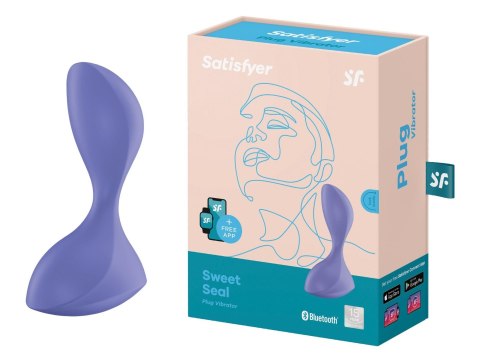 Satisfyer Plug-Vibrator Sweet Seal Connect App (Lilac)