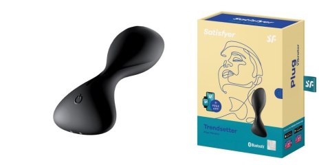 Satisfyer Plug-Vibrator Trendsetter Connect App (Black)