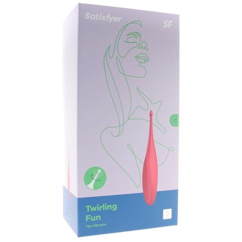 Satisfyer Stymulator - Twirling Fun Trip Vibrator (Poppy Red)