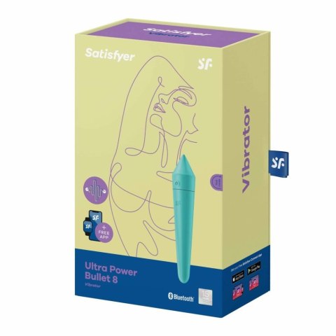 Satisfyer Stymulator-Ultra Power Bullet 8 (Turquoise)