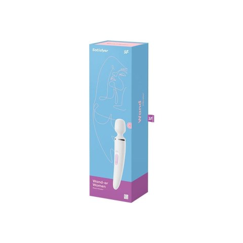 Satisfyer Wibrator - Satisfyer Wand-er Woman (White/Chrome)