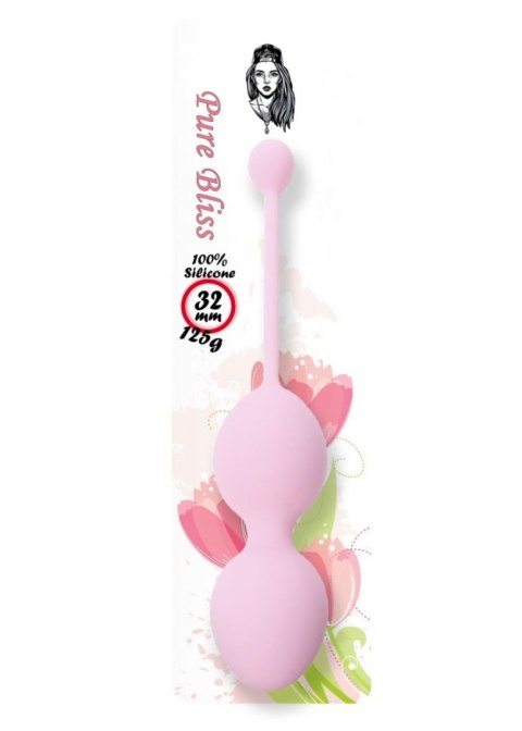 Boss Series Femme Silicone Kegel Balls 32mm 125g Pink - Boss Series