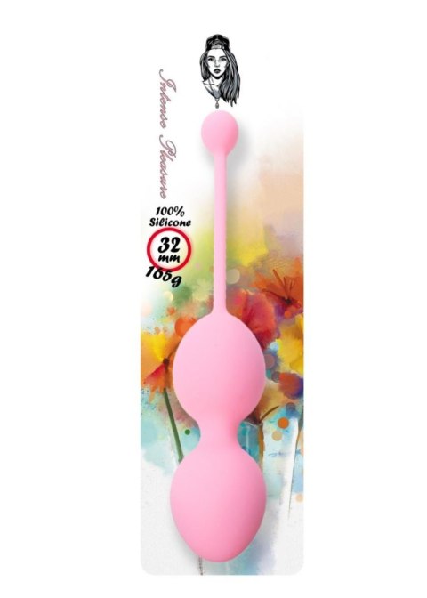 Boss Series Femme Silicone Kegel Balls 32mm 165g Pink - Boss Series