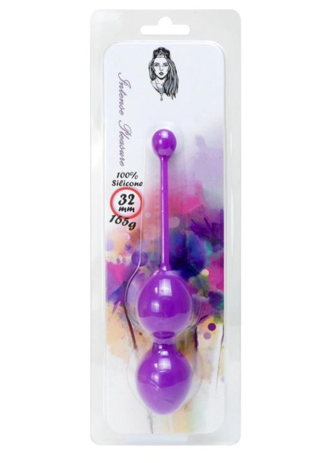 Boss Series Femme Silicone Kegel Balls 32mm 165g Purple - Boss Series