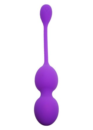 Boss Series Femme Vibrating Kegel Balls 32mm 80g Purple 10 function USB - Boss Series