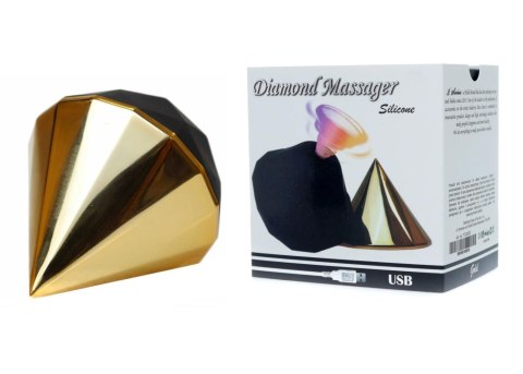 Boss Series Smart Stymulator-Diamond Air Massager USB 7 Function Gold