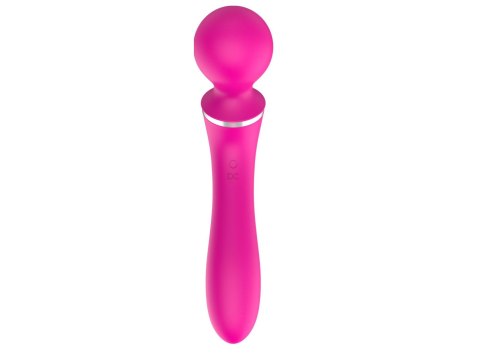 Boss Series Vision Dual Massager + overlay USB 10+10 functions Pink