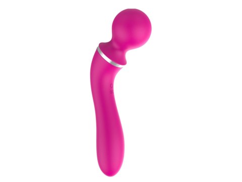 Boss Series Vision Dual Massager + overlay USB 10+10 functions Pink