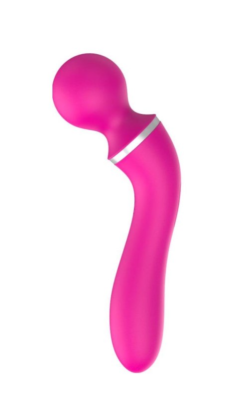 Boss Series Vision Dual Massager + overlay USB 10+10 functions Pink