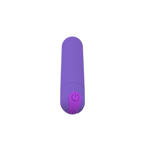 Wibrator Vision Power mini wibrator USB 10 functions Glossy Matte Purple