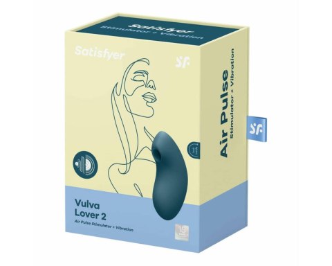 Satisfyer wibrator Vulva Lover 2 blue