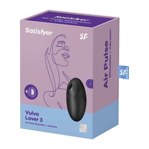 Satisfyer wibrator Vulva Lover 3 black