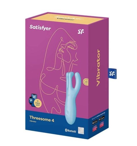 Satisfyer Wibrator-Threesome 4 Connect App (Blue)