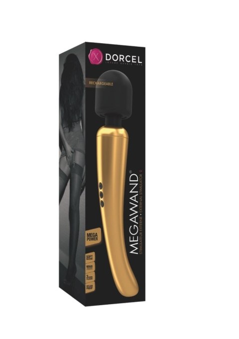 02* Wibrator, masażer, różdżka do łechtaczki, Dorcel MEGAWAND GOLD