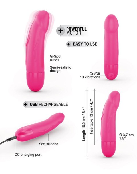 Dorcel REAL VIBRATION S MAGENTA 2.0 - RECHARGEABLE