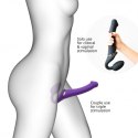 Strap-on-me VIBRATING STRAP-ON - L - PURPLE