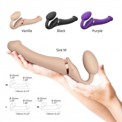 Strap-on-me VIBRATING STRAP-ON - L - VANILLA