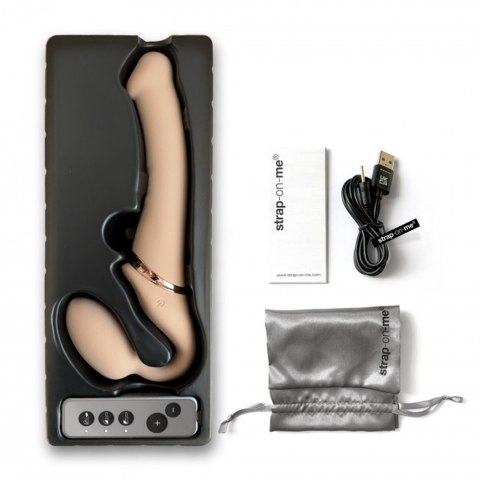 Strap-on-me VIBRATING STRAP-ON - L - VANILLA